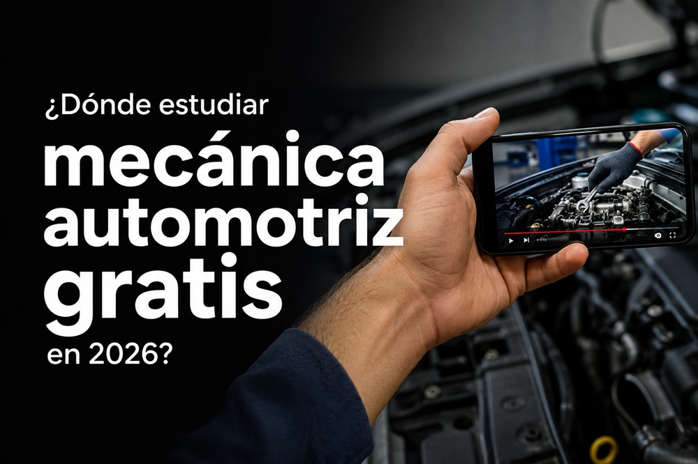 Los cursos de mecánica automotriz gratis son ideales para empezar una nueva profesion.